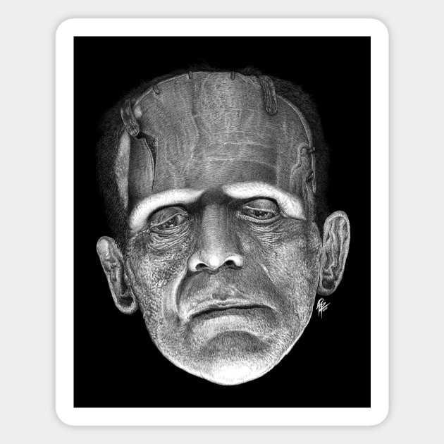 FRANKENSTEIN MONSTER Magnet by skowl